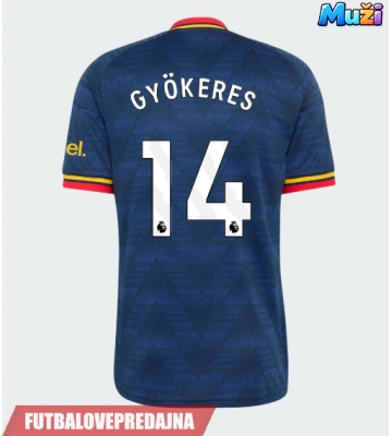 Lacne Muži Futbalové dres Arsenal Viktor Gyokeres #14 2026-27 Krátky Rukáv - Preč